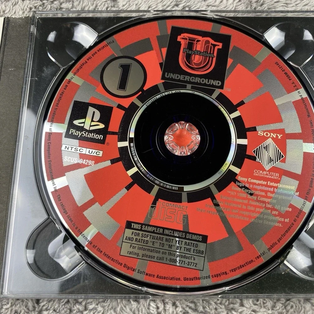 Playstation‎ Underground CD Magazine Demo Discs V2.4 PS1 Complete 2 Disc